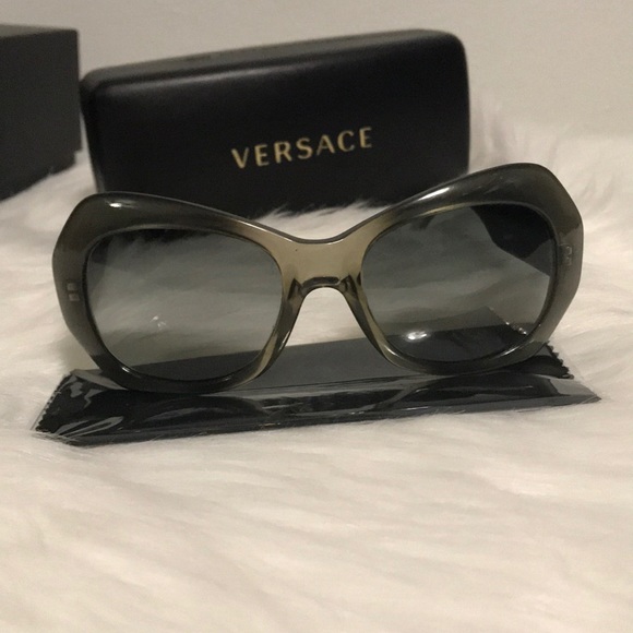 Versace Accessories - Versace  Vintage 80’s Gray Sunglasses
